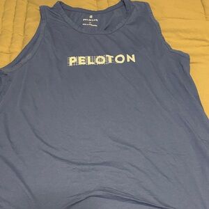 Peloton Classic Blue Sleeveless Top